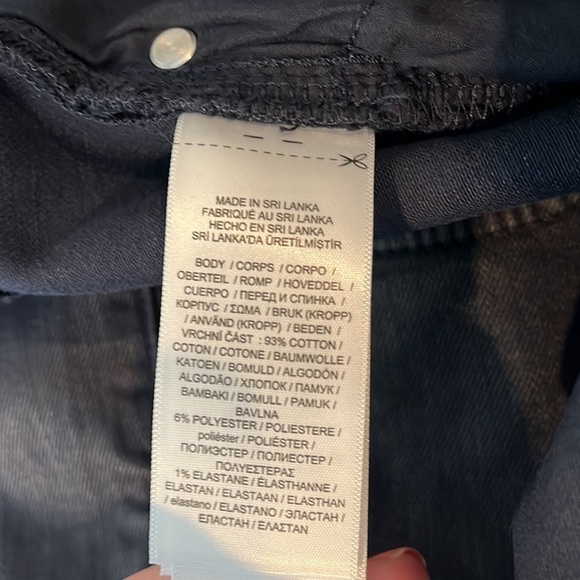 Lauren Ralph Lauren Super Stretch Mid-Rise Straight Leg Jeans Navy Size 18W New! - Picture 10 of 14